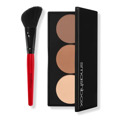 Smashbox Step-by-step Contour Highlighter & Bronzer Face Palette Kit - Light/medium