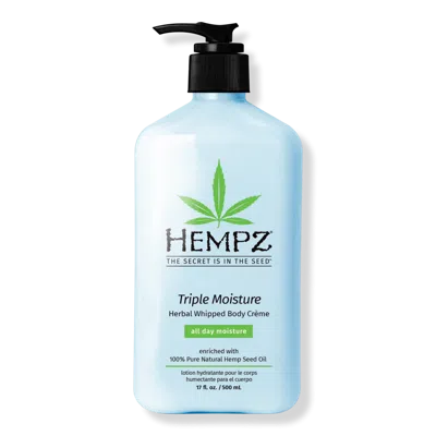 Hempz Triple Moisture Herbal Whipped Body Creme 17oz.