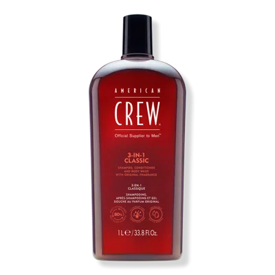 American Crew 3-in-1 Shampoo, Conditioner And Body Wash - 33.8 oz