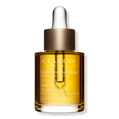 Clarins 1 Oz. Blue Orchid Face Treatment Oil In Yellow
