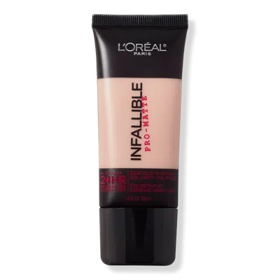 L'oreal Infallible Pro-matte Liquid Longwear Foundation - 102 Shell Beige