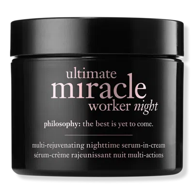 Philosophy Di Lorenzo Serafini Ultimate Miracle Worker Multi-rejuvenating Night Serum-in-cream