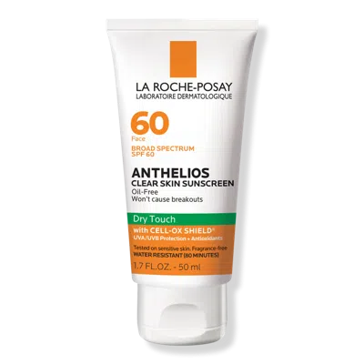 La Roche-posay Anthelios Clear Skin Dry Touch Face Sunscreen Spf 60 - 1.7 oz