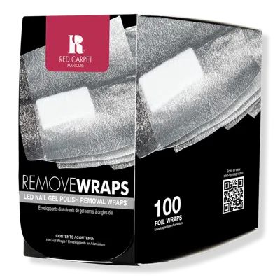 Red Carpet Manicure Nail Remover Wraps For Gel, Dip, & Tips - 100 Ct