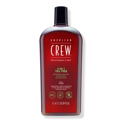 American Crew 3-in-1 Tea Tree Shampoo, Conditioner And Body Wash - 33.8 oz