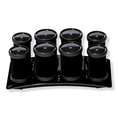 T3 Volumizing Hot Rollers Luxe Set With Dual Temperature Control In Black