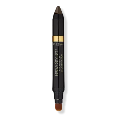 L'oreal Brow Stylist Kabuki Blender Brow Crayon - Brunette In Brown