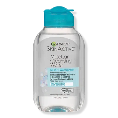 Garnier Skinactive Micellar Cleansing Water All-in-1 Cleanser & Waterproof Makeup Remover - 3.4 oz