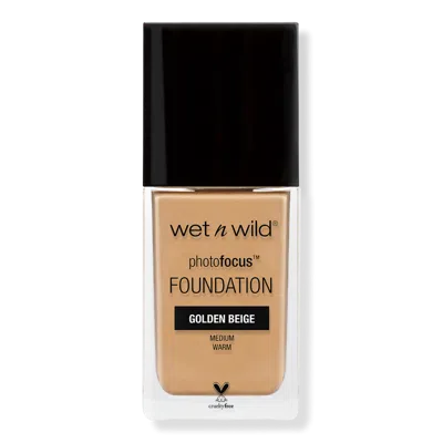 Wet N Wild Photofocus Liquid Foundation - Golden Beige In Brown