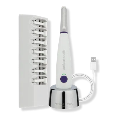 Michael Todd Beauty Sonicsmooth Sonic Dermaplaning System - White In White