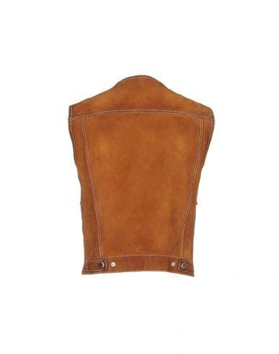 Shop Dsquared2 Suit Vest In Brown