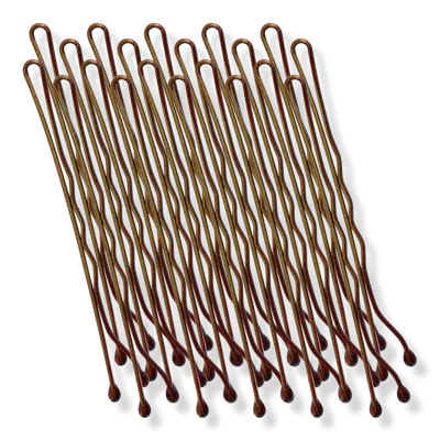 Kitsch Bobby Pin Set - Brown In Brown