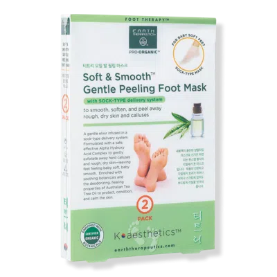 Earth Therapeutics Soft & Smooth Gentle Peeling Foot Mask