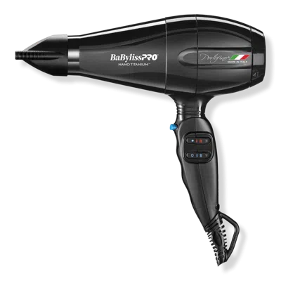 Babylisspro Nano Titanium Portofino Dryer - Black In Black