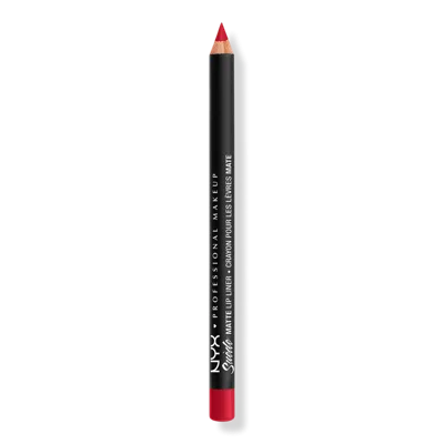 Nyx Professional Makeup Suede Matte Velvet Vegan Lip Liner - Spicy In Red