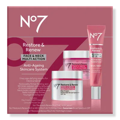No7 Restore & Renew Multi Action Face & Neck Skincare System