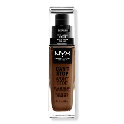 Nyx Professional Makeup Can't Stop Won't Stop 24hr Full Coverage Matte Foundation - Deep Rich