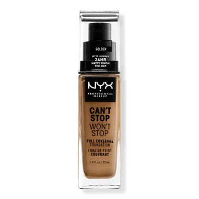 Nyx Professional Makeup Can't Stop Won't Stop 24hr Full Coverage Matte Foundation - Golden In Gold