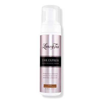 Loving Tan 2 Hr Express Self Tanning Mousse Dark - 6.7 oz