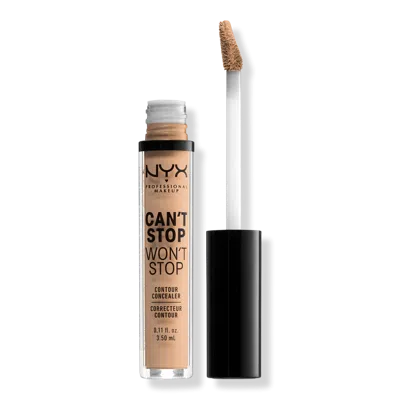 Nyx Professional Makeup Can't Stop Won't Stop 24hr Full Coverage Matte Concealer - Natural In Brown