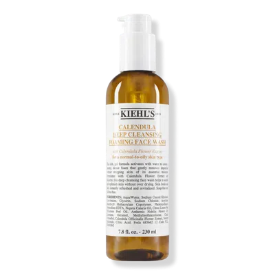 Kiehl's Since 1851 Calendula Deep Cleansing Foaming Face Wash, 7.8 Fl. Oz.