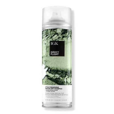 Igk Direct Flight Style Preserving Matcha Dry Shampoo 186ml