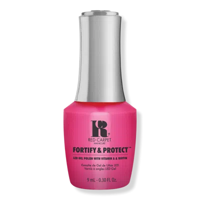 Red Carpet Manicure Fortify & Protect Led Gel Nail Polish Collection - Publicist In Pink