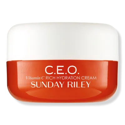 Sunday Riley Mini C. E.o. Vitamin C Brightening Rich Hydration Moisturizer 0.5 oz/ 15 G