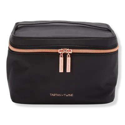 Tartan + Twine Basics Black Train Case