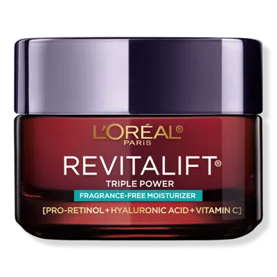 L'oreal Revitalift Triple Power Anti-aging Moisturizer - Fragrance Free