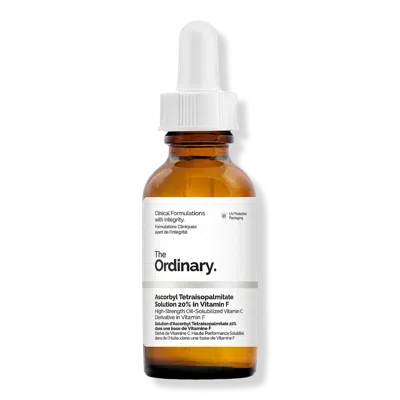 The Ordinary Ascorbyl Tetraisopalmitate Solution 20% In Vitamin F For Hydration And Brightening