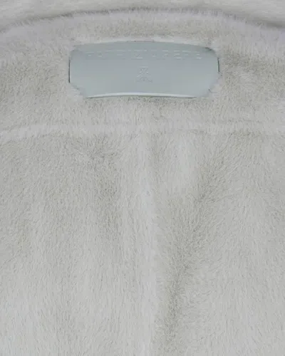 Patrizia Pepe Giubbino In Ecopelliccia Acqua Gray In Gray