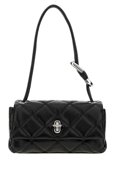 Marc Jacobs The Quilted Mini Dual Shoulder Bag Black In Black