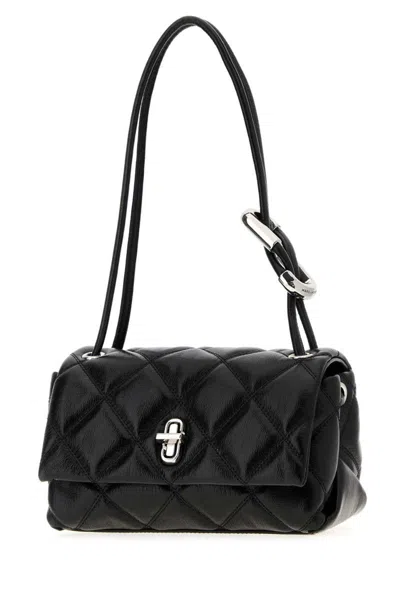 Marc Jacobs The Quilted Mini Dual Shoulder Bag Black In Black