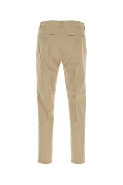 Pt Torino Stretch Cotton Reggae Style Trousers In Brown