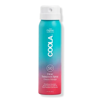 Coola Travel Size Classic Body Organic Sunscreen Spray Spf 50 - Guava Mango
