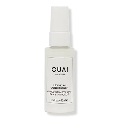 Ouai Travel Size Detangling And Frizz Control Leave In Conditioner In White
