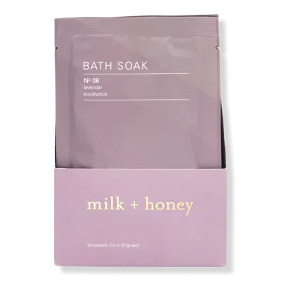 Milk + Honey Lavender, Eucalyptus Bath Soak No.08 Set