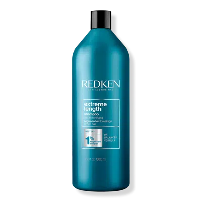 Redken Extreme Length Strengthening Shampoo With Biotin In Blue