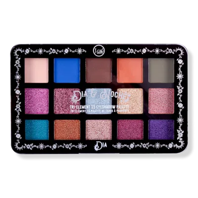 J.cat Beauty Dia & Noche Tri-element 15 Eyeshadow Palette - Dia