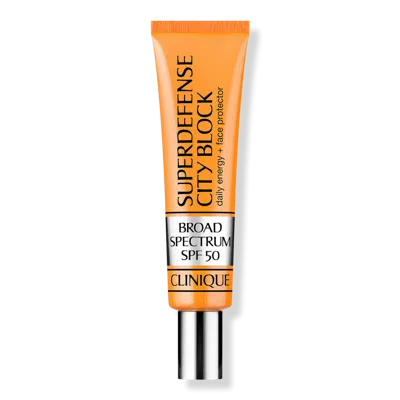 Clinique Superdefense City Block Broad Spectrum Spf 50 Sunscreen Daily Energy And Face Protector