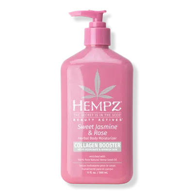 Hempz Sweet Jasmine & Rose Body Moisturizer With Collagen Booster - 17.0