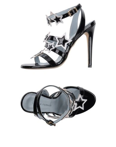 Shop Chiara Ferragni Sandals In Black