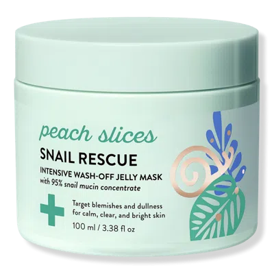 Peach Slices Snail Rescue Intensive Wash-off Jelly Mask