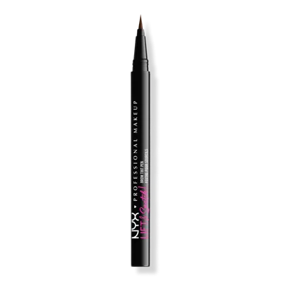 Nyx Professional Makeup Lift & Snatch Brow Tint Pen Waterproof Eyebrow Pen In Brown