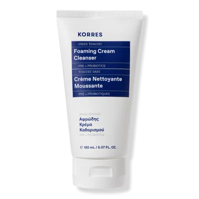Korres Greek Yoghurt Foaming Cream Cleanser 75ml. In White