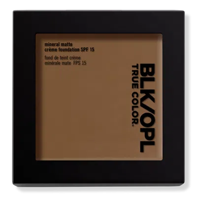 Blk/opl True Color Mineral Matte Creme Powder Foundation Spf 15 - Nutmeg In Brown