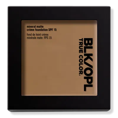 Blk/opl True Color Mineral Matte Creme Powder Foundation Spf 15 - Heavenly Honey