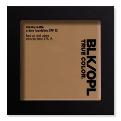 Blk/opl True Color Mineral Matte Creme Powder Foundation Spf 15 - Rich Caramel