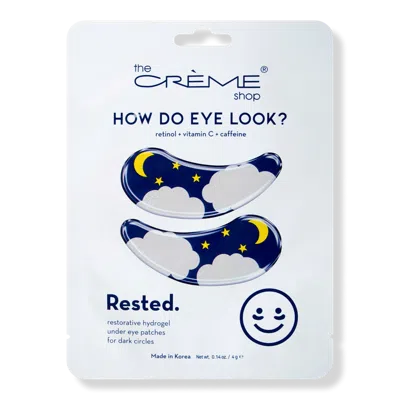 The Creme Shop How Do Eye Look? Rested Hydrogel Under Eye Patches In Multi